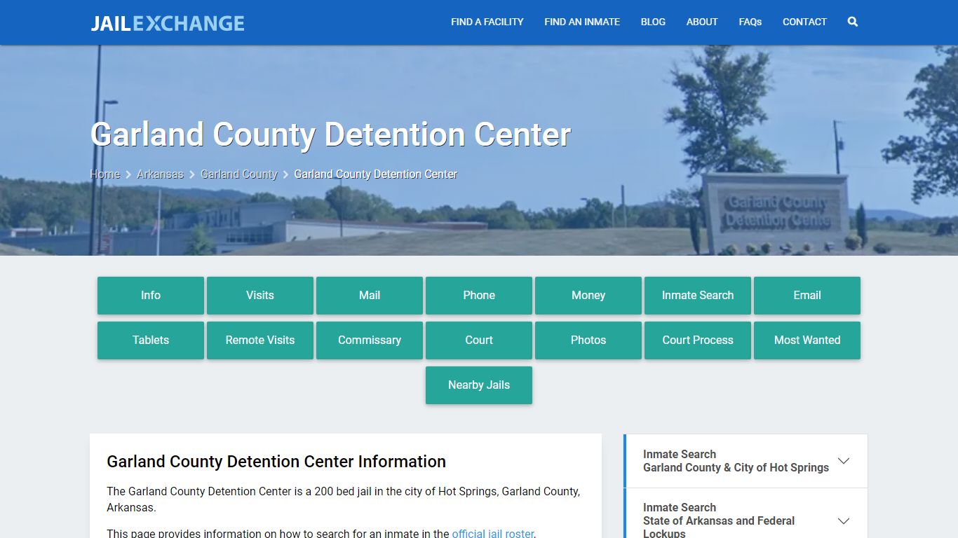 Garland County Detention Center - Jail Exchange